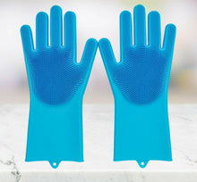 Load image into Gallery viewer, Pet Grooming Silicone Scrubbing Gloves
