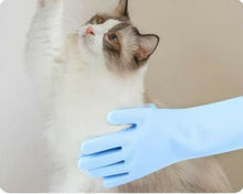 Load image into Gallery viewer, Pet Grooming Silicone Scrubbing Gloves
